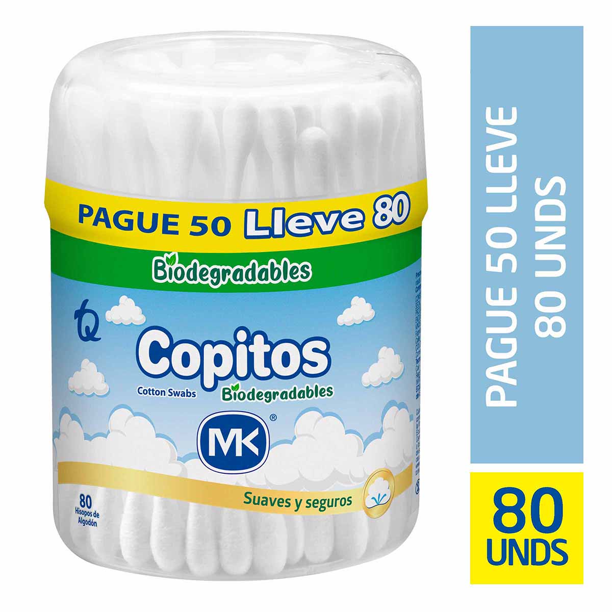 Copitos Biodegradables Pg50 Llv80 MK Tarro x 80 Unds