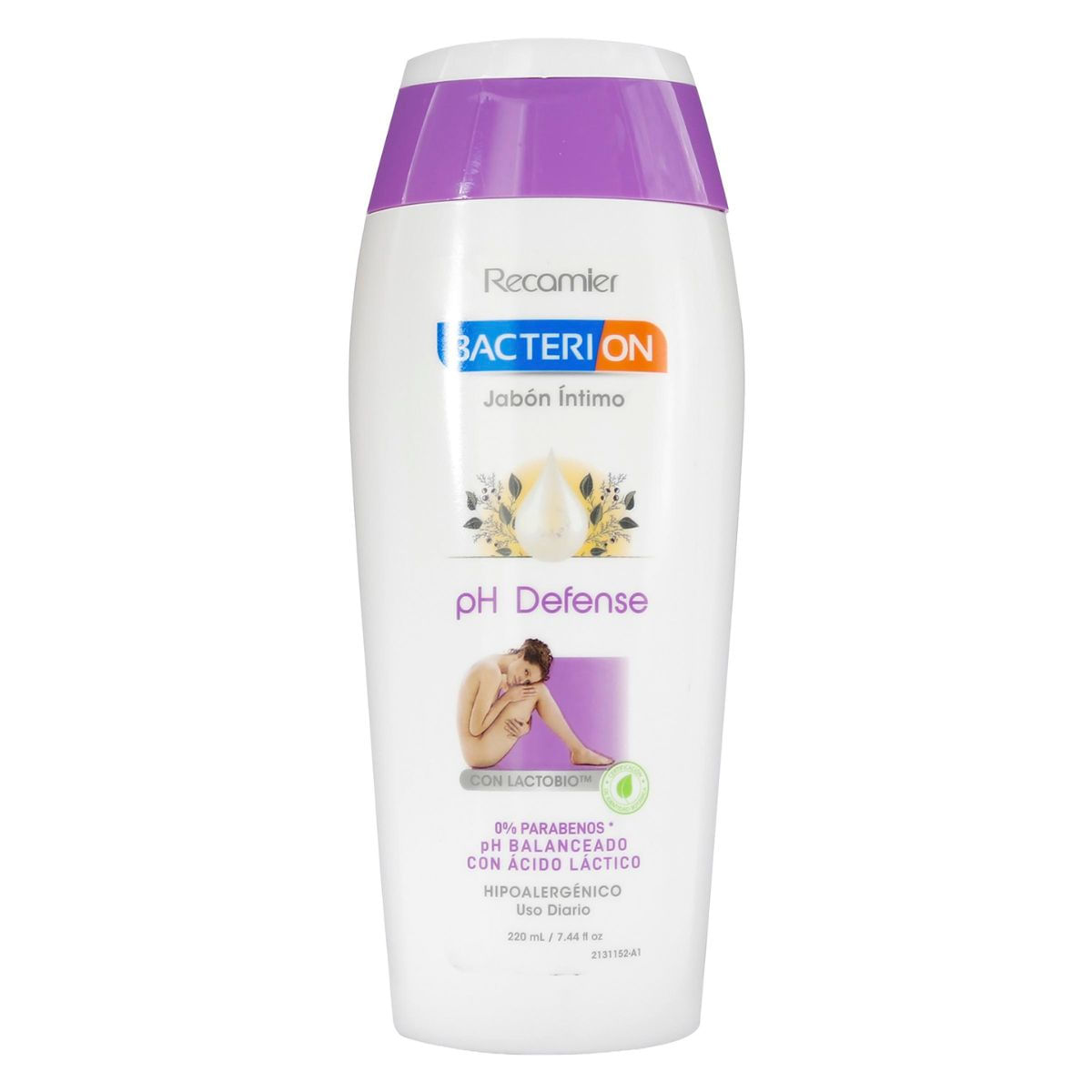 Jabón Intimo pH Defense Bacterion Frasco x 220 mL