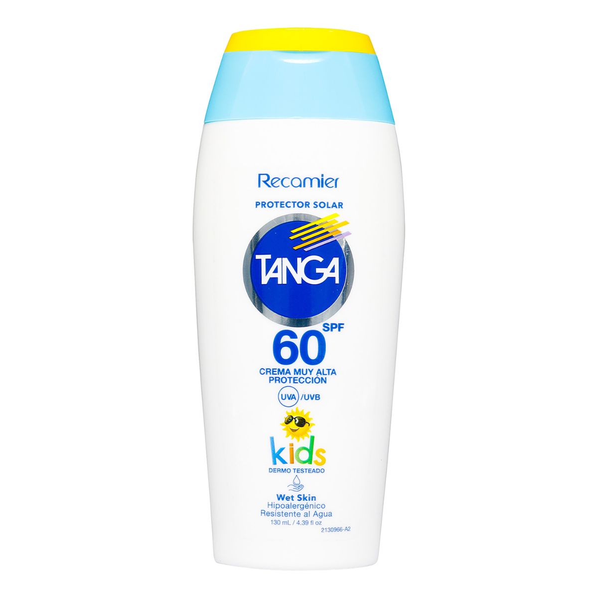 Protector Solar Wet Skin Kids Muy Alta Protección SPF60 Tanga Frasco x 130 mL