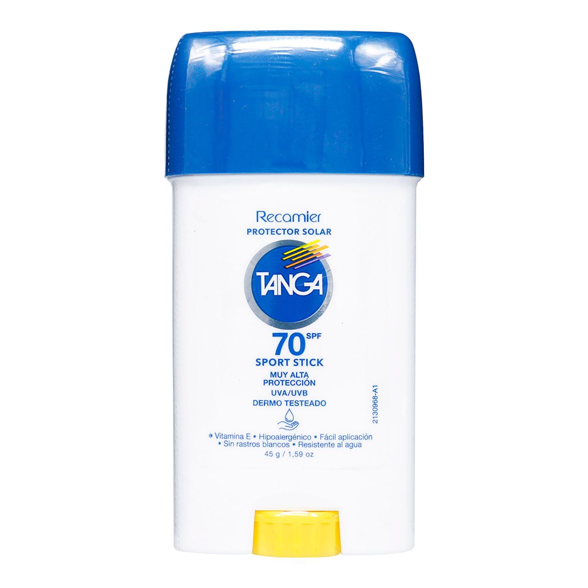 Protector Solar Sport en Barra Muy Alta Protección SPF70 Tanga Frasco x 45g