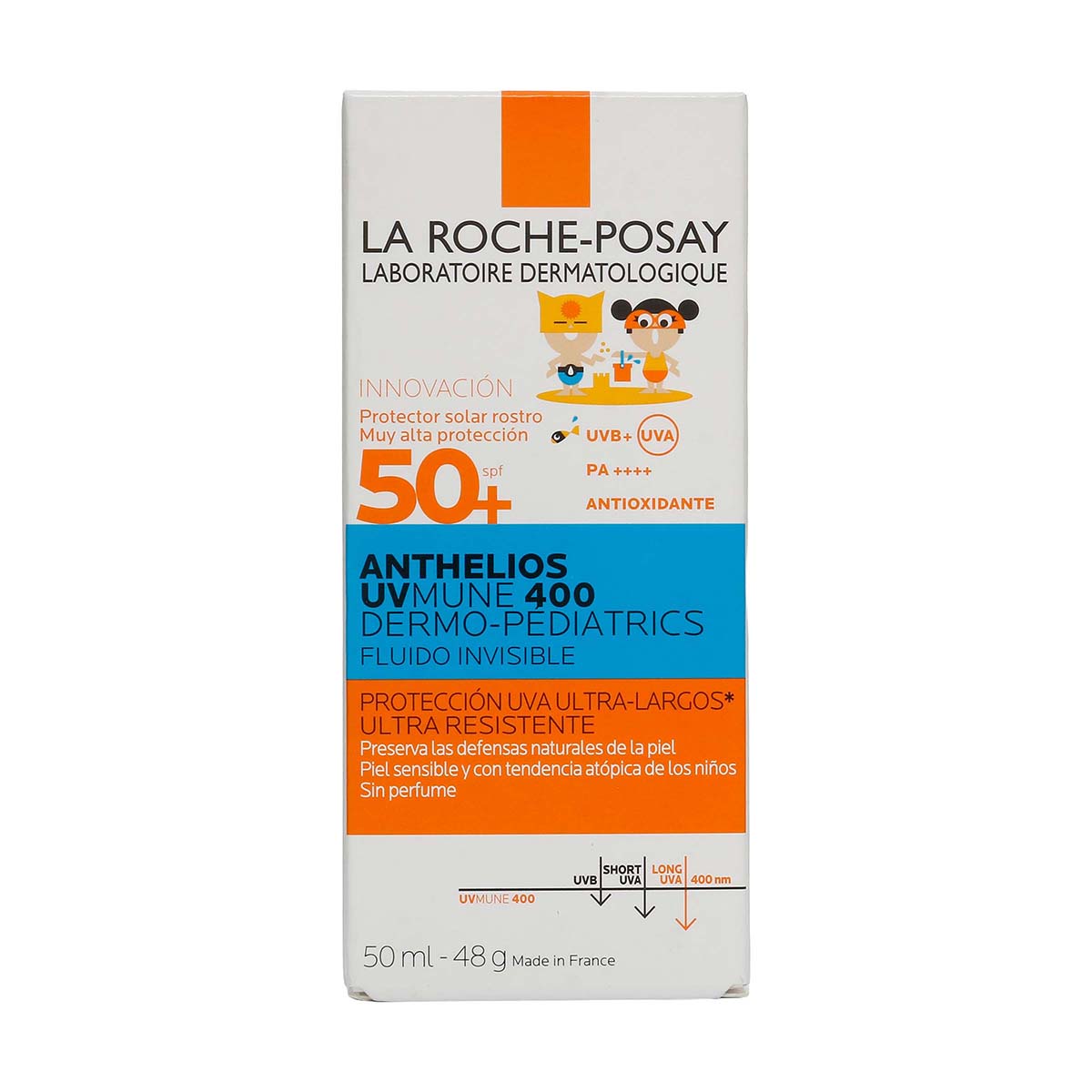 Protector Solar Anthelios UV Dermo-Pediatrico FPS50+ La Roche-Posay Frasco x 50 mL