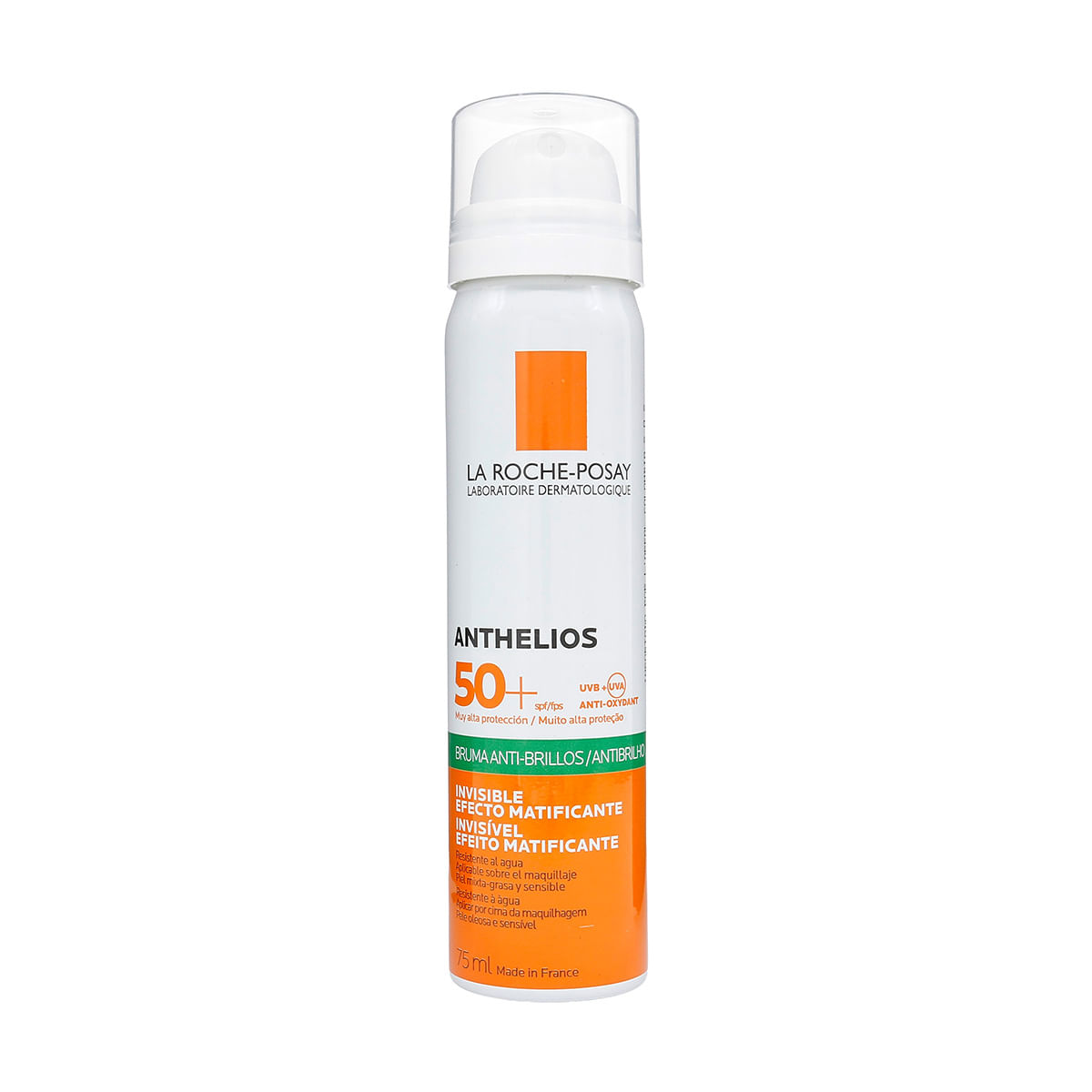 Protector Solar Anthelios Bruma Invisible FPS50 La Roche-Posay Spray x 75 mL
