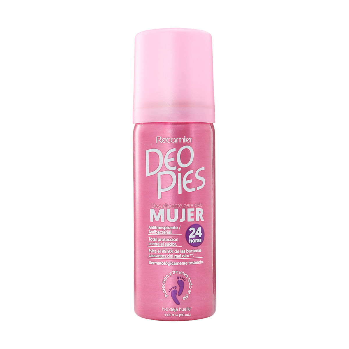 Desodorante para Pies Antibacterial Mujer Viajero Deo Pies Spray x 50 mL