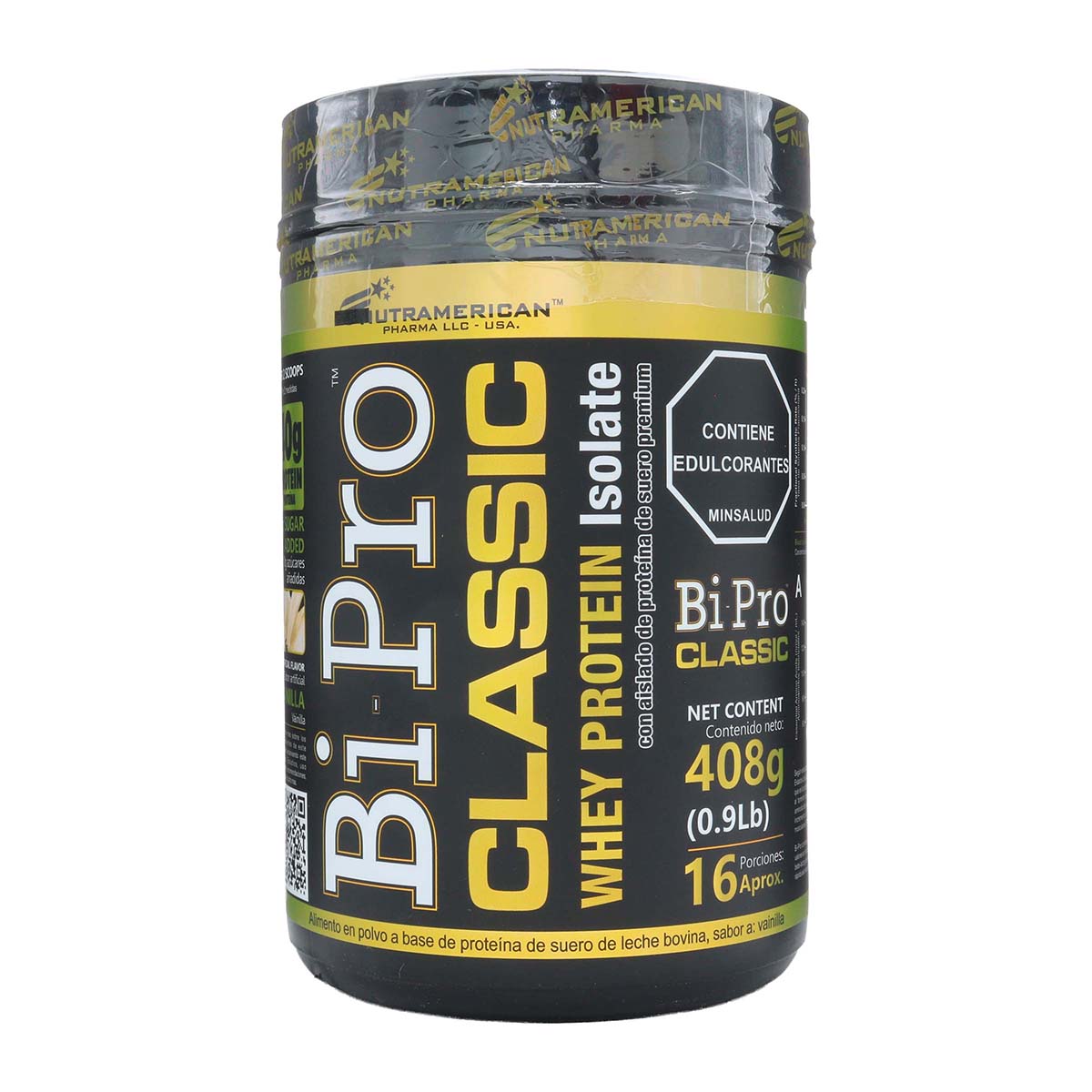 Proteína Whey Aislada Bi Pro Classic Vainilla 0.9Lbs Nutramerican Tarro x 408g