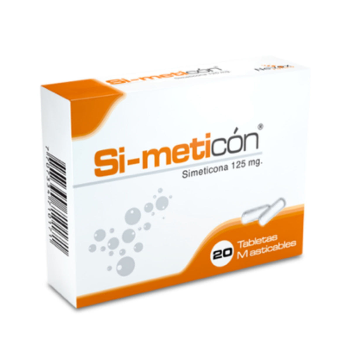 Si-Meticón 125 Mg Nevox Farma Caja X 20 Tabletas Masticables.