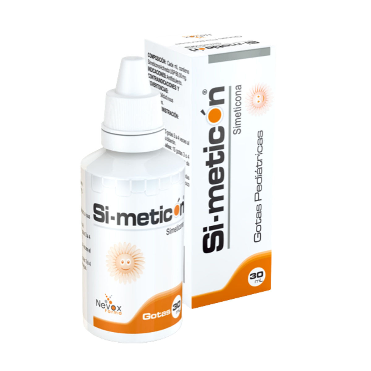 Solución Oral Si-Meticón Nevox Farma Gotas Frasco X 30 Ml.