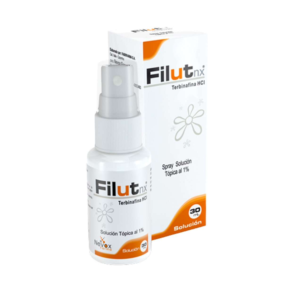 Solución Tópica Filut Nevox Farma Spray X 30 Ml.