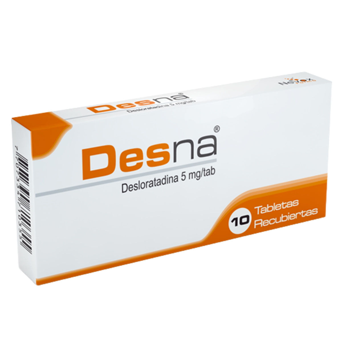 Desna 5 Mg Nevox Farma Caja X 10 Tabletas Recubiertas.