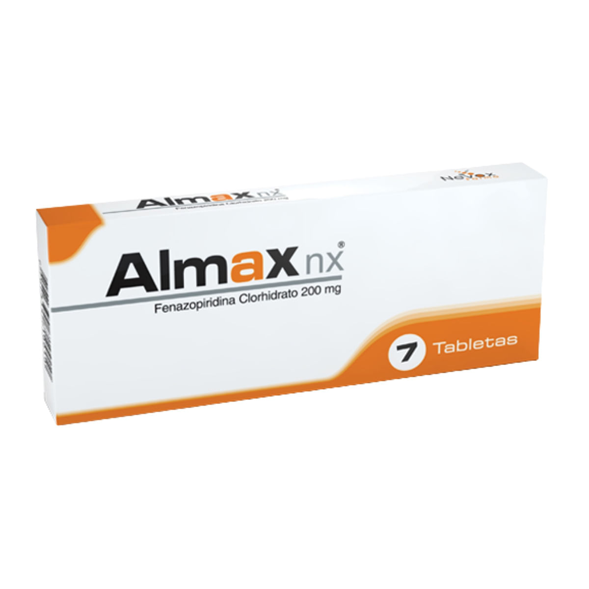Almax 200 Mg Nevox Farma Caja X 7 Tabletas.