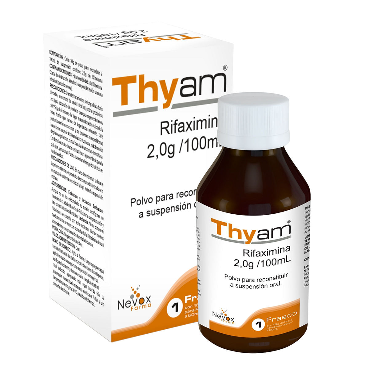 Polvo para Reconstruir Thyam Nevox Farma Frasco x 60 mL