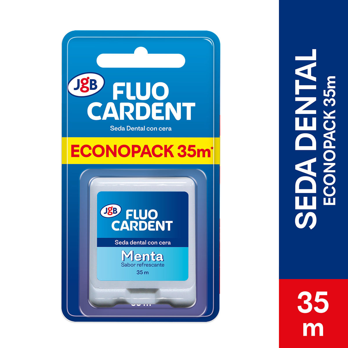 Seda Dental Fluo Cardent Menta Blister x 35 m Econopack