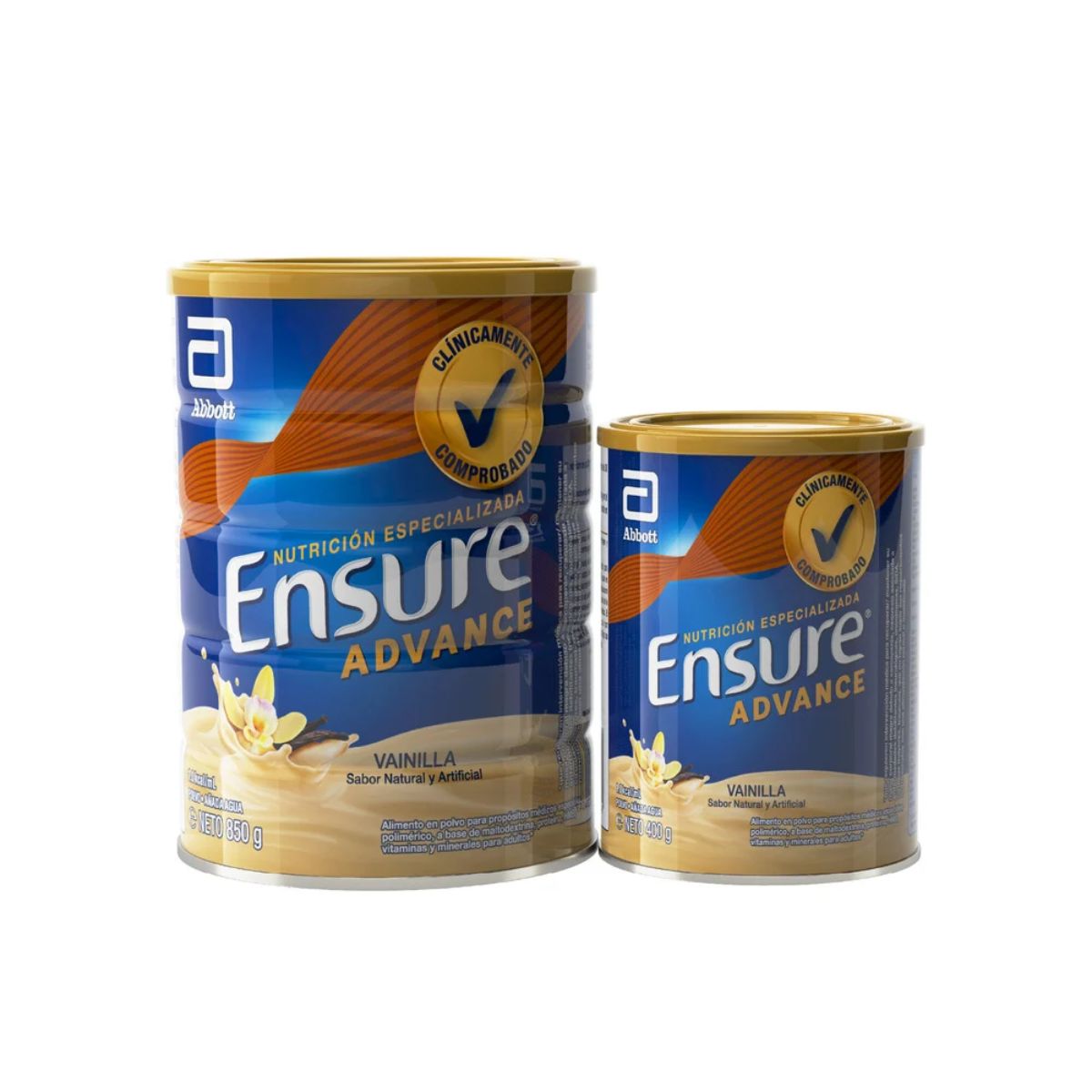 Alimento Abbott ensure Advance Vainilla Polvo Tarro x 850 g + Alimento Abbott ensure Advance Vainilla Polvo Tarro x 400 g Oferta 20% de Descuento