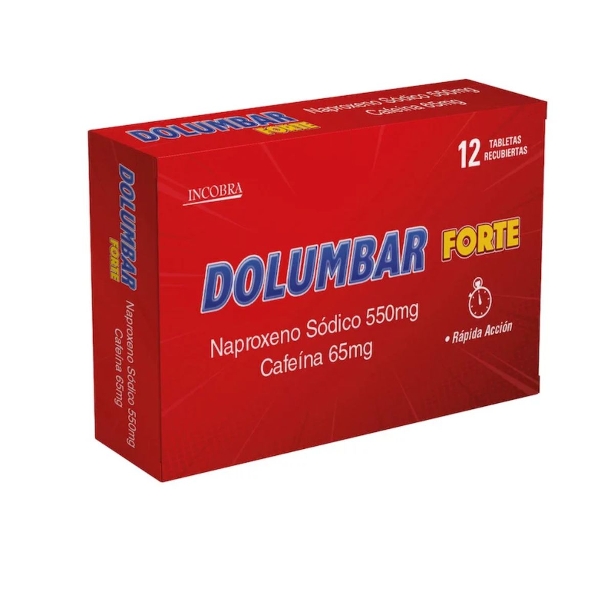 Dolumbar Forte Incobra Caja x 12 Tabletas Recubiertas