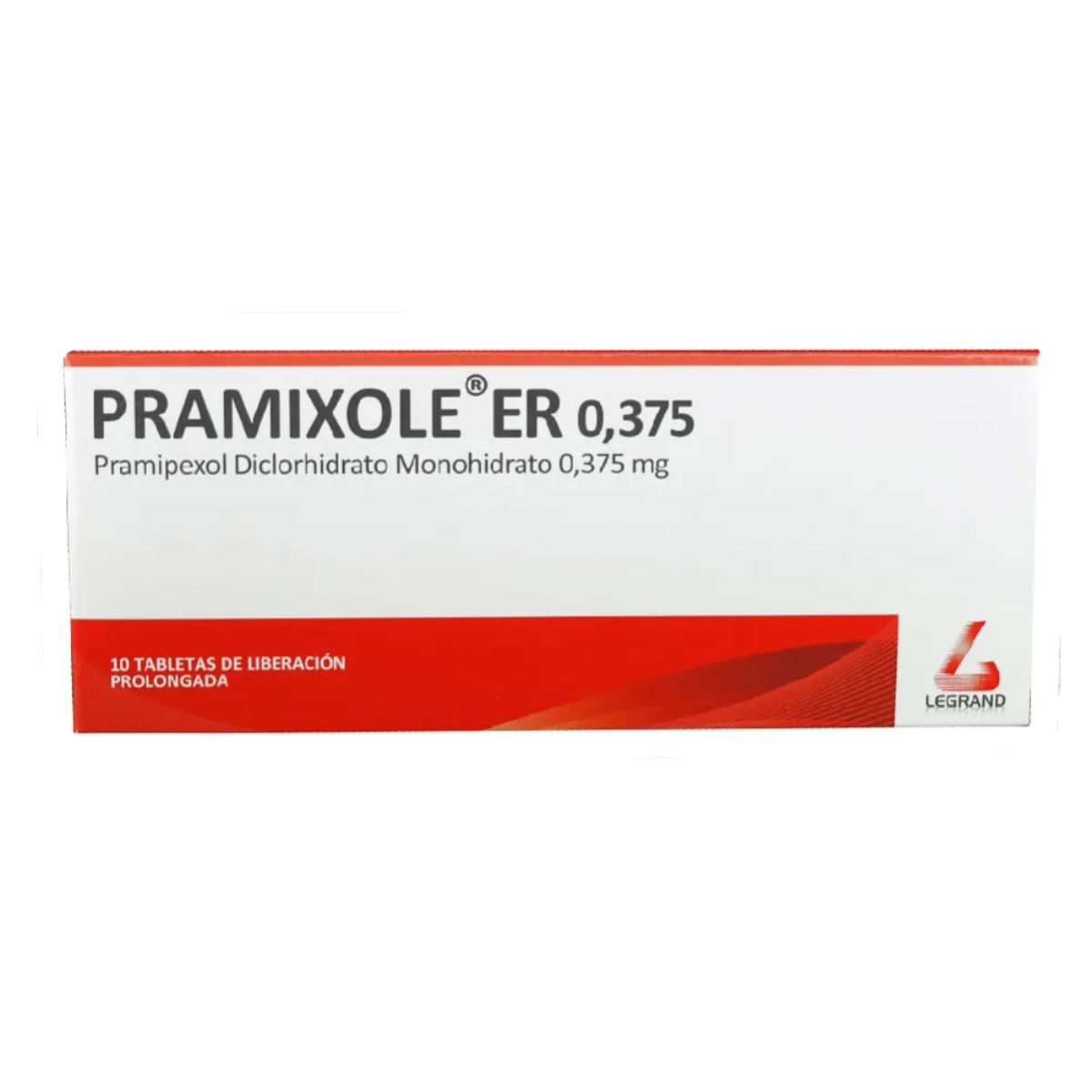 Pramixole Er 0.375 mg Legrand Caja x 10 Tabletas