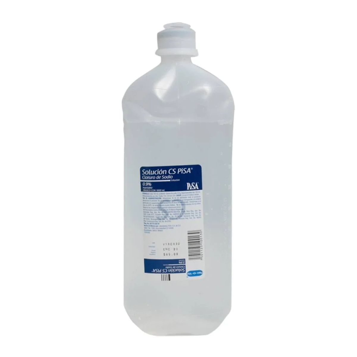 Solución Inyectable Cloruro De Sodio CS Pisa 0.9% Frasco x 1000 mL
