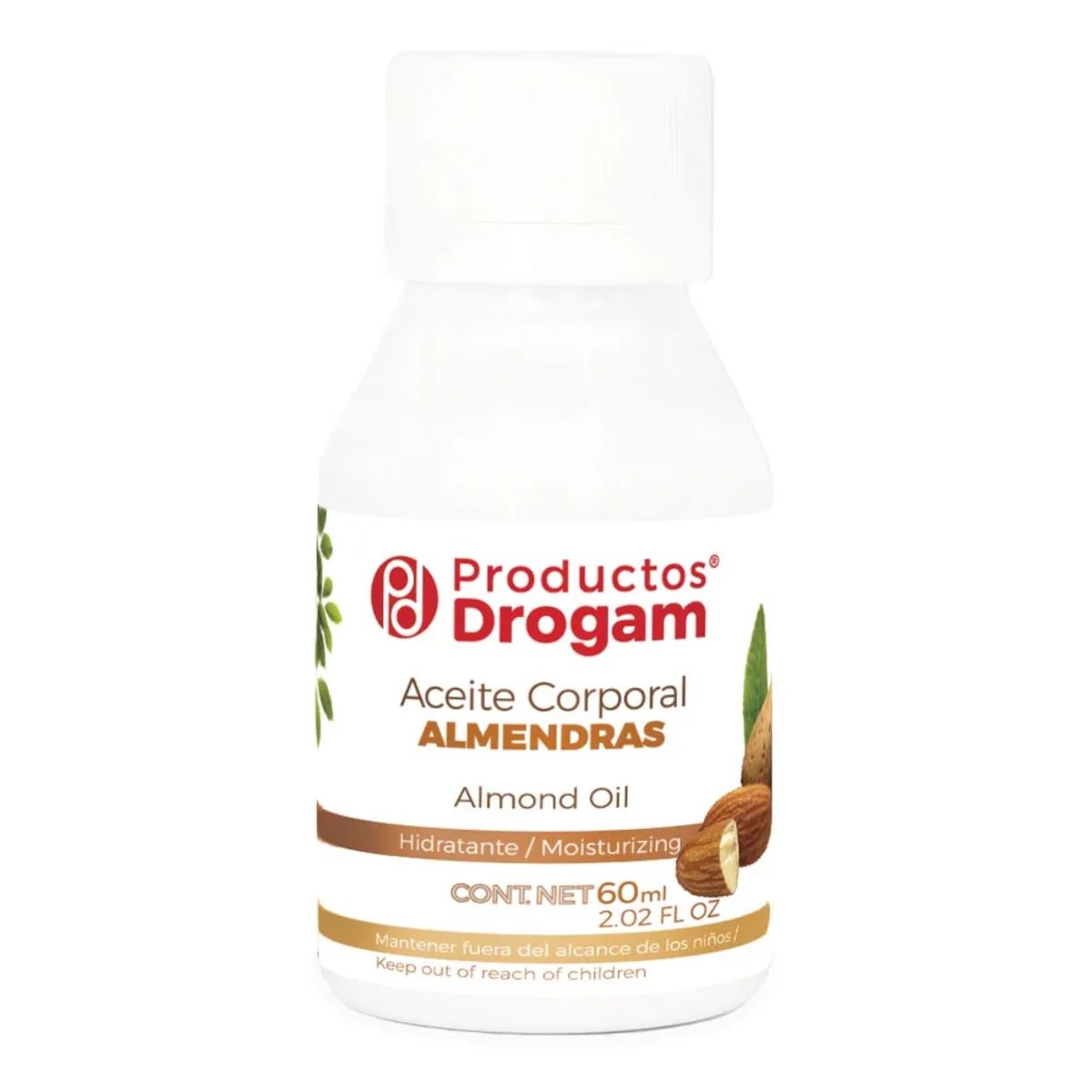 Aceite Corporal Pd Almendras Frasco X 60 Ml.