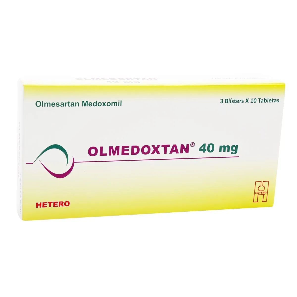 Olmesartán Medoxomil 40 mg Seven Pharma Caja x 30 Tabletas