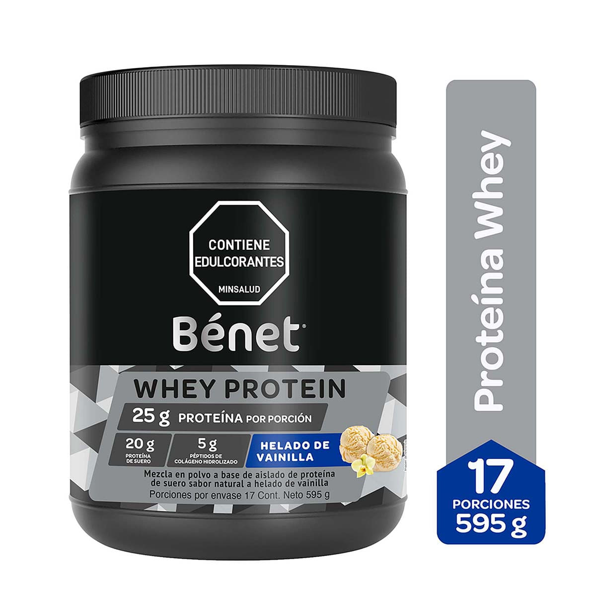 Proteina Whey Benet Tarro x 595g