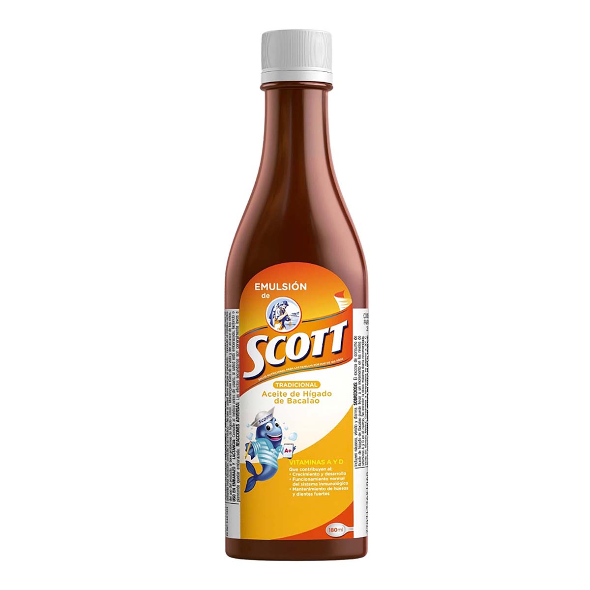 Emulsión De Scott Tradicional Frasco X 180 Ml.