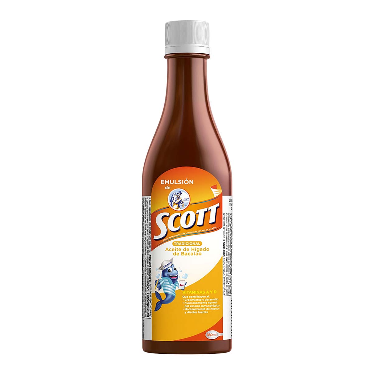 Emulsión De Scott Tradicional Frasco X 360 Ml.