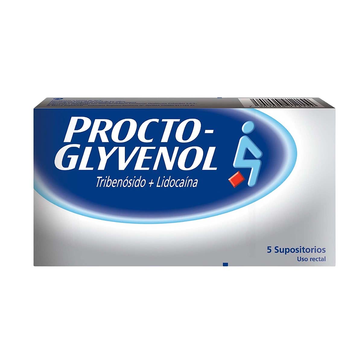 Procto-Glyvenol Caja X 5 Supositorios.