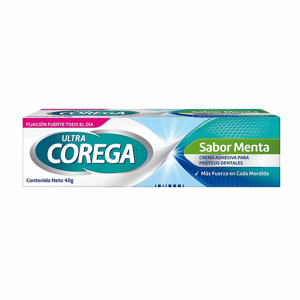 Crema Adhesiva Ultra Corega 3D GSK para Prótesis Dental Menta Tubo x 40 g.