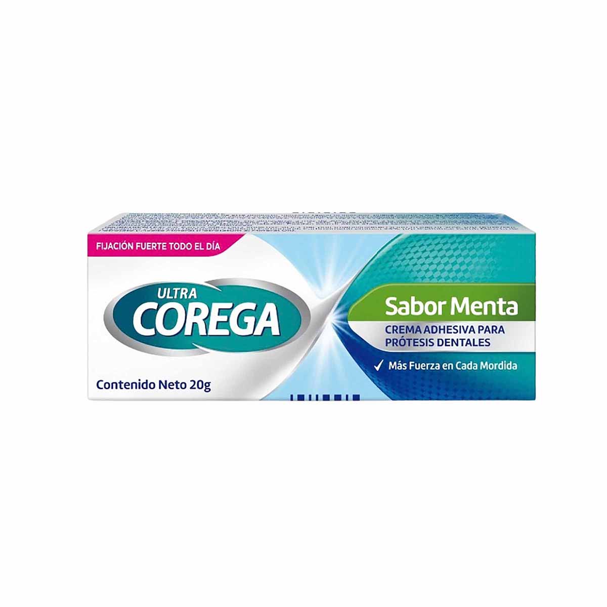 Crema Adhesiva Ultra Corega 3D GSK para Prótesis Dental Menta Tubo x 20 g.