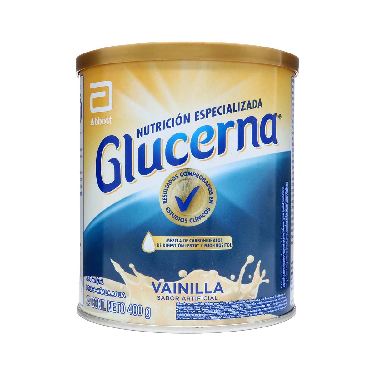 Alimento en Polvo Sabor Vainilla Glucerna Tarro x 400g