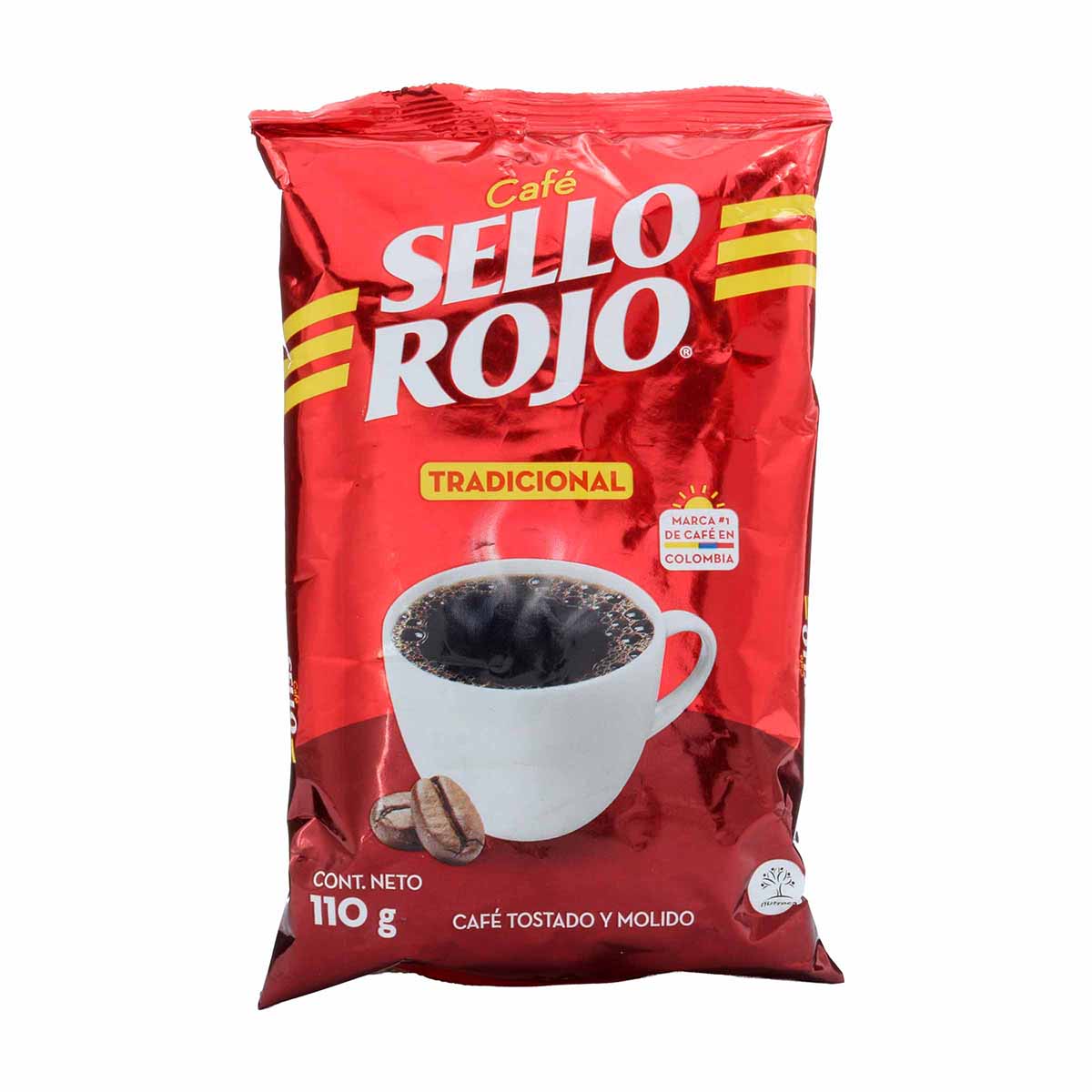 Café Tostado y Molido Sello Rojo Bolsa x 110g