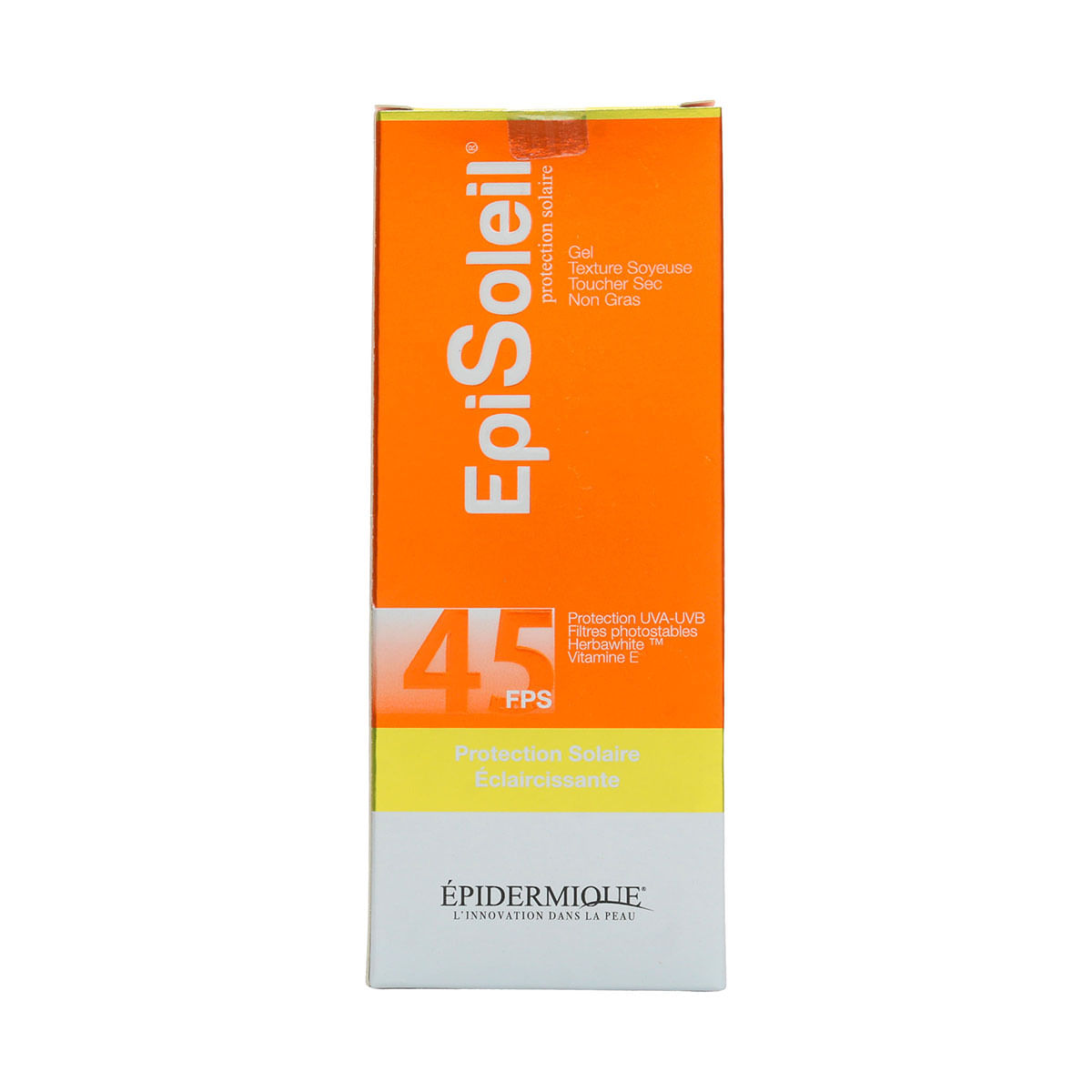 Protector Solar en Gel Aclarante SPF45 EpiSoleil Epidermique Tubo x 70g