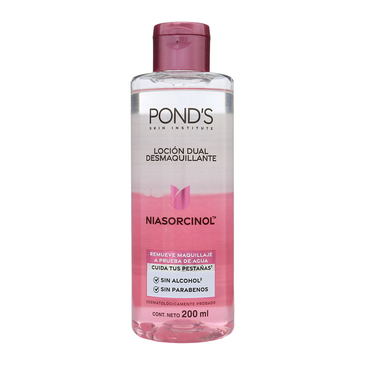 Loción Dual Desmaquillante Bright Miracle Ponds Frasco x 200 mL