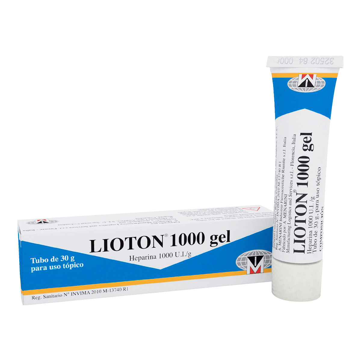 Gel Tópico Lioton 1000 Ui A Menarini Tubo X 30g