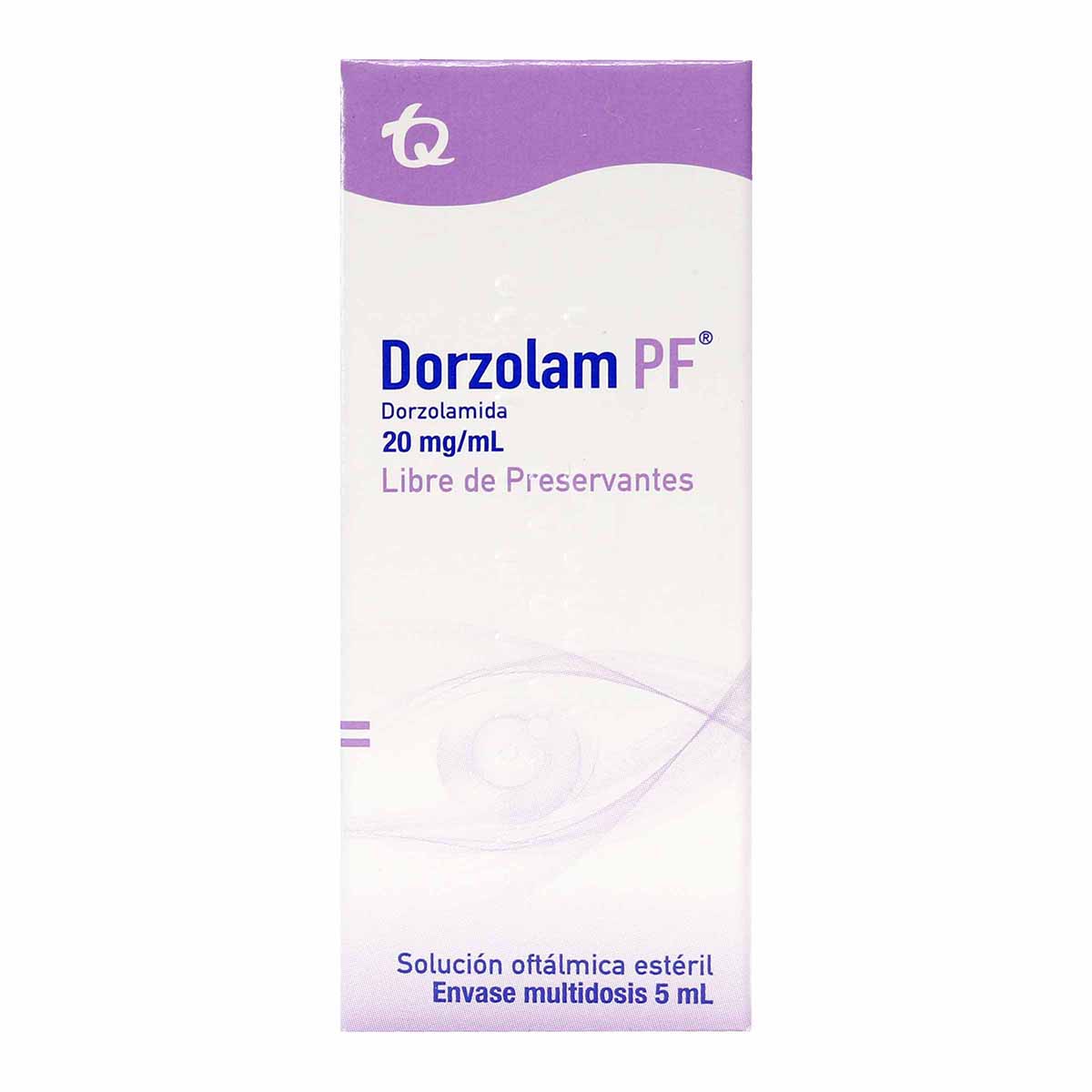 Dorzolam PF dorzolamida 20 mg/mL Tecnoquímicas caja x 5mL