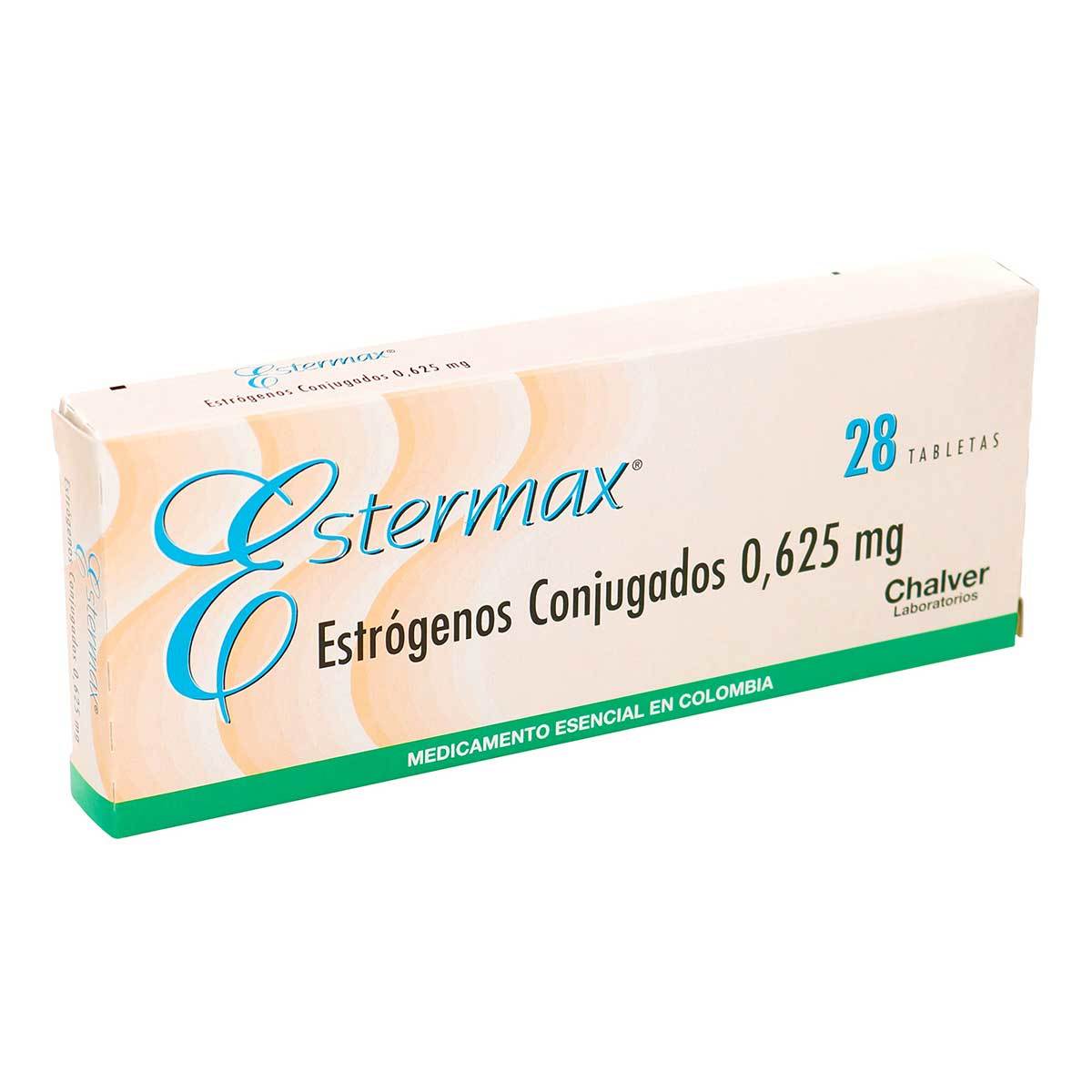 Estermax 0.625 mg Chalver caja X 28 tabletas