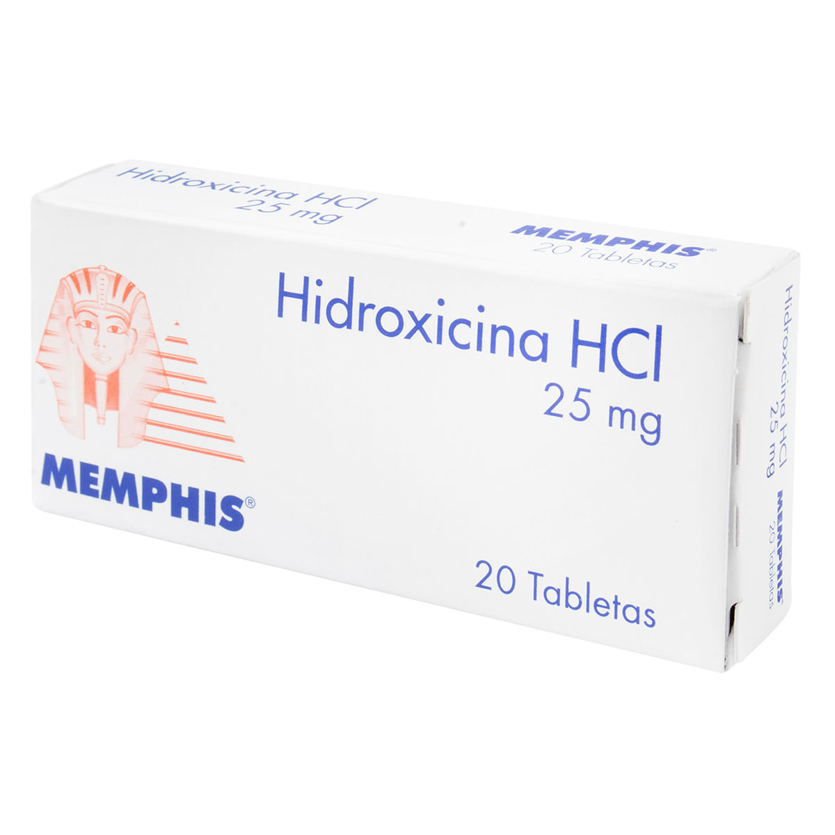Hidroxicina Hci 25 mg Memphis caja X 20 tabletas