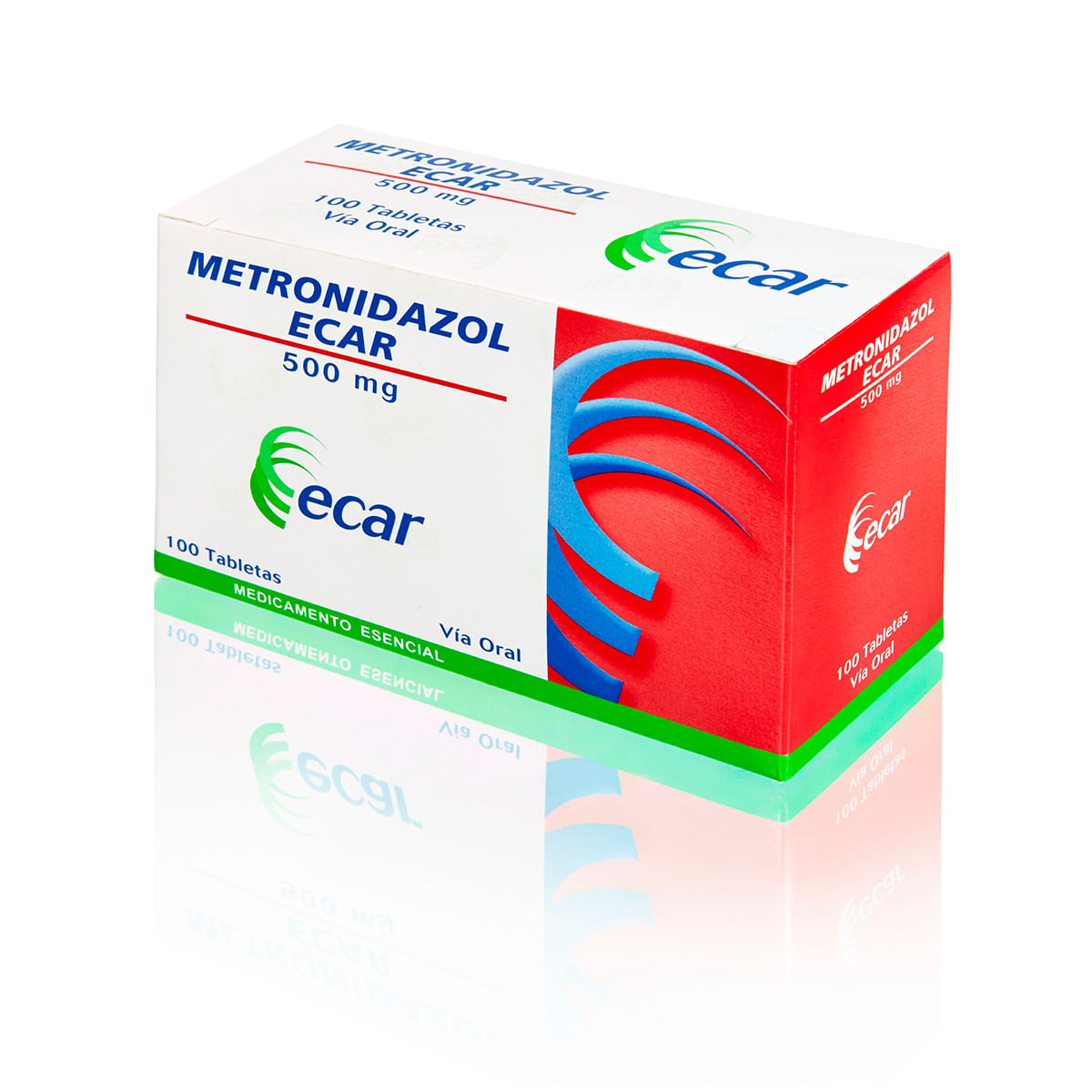 Metronidazol 500 mg Ecar caja X 100 tabletas