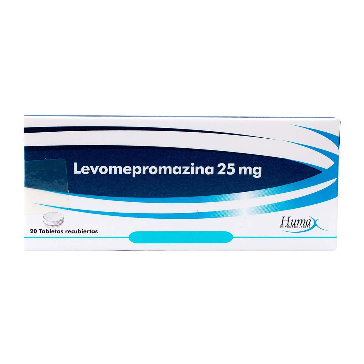Levomepromazina 25 mg Humax caja X 20 tabletas recubiertas