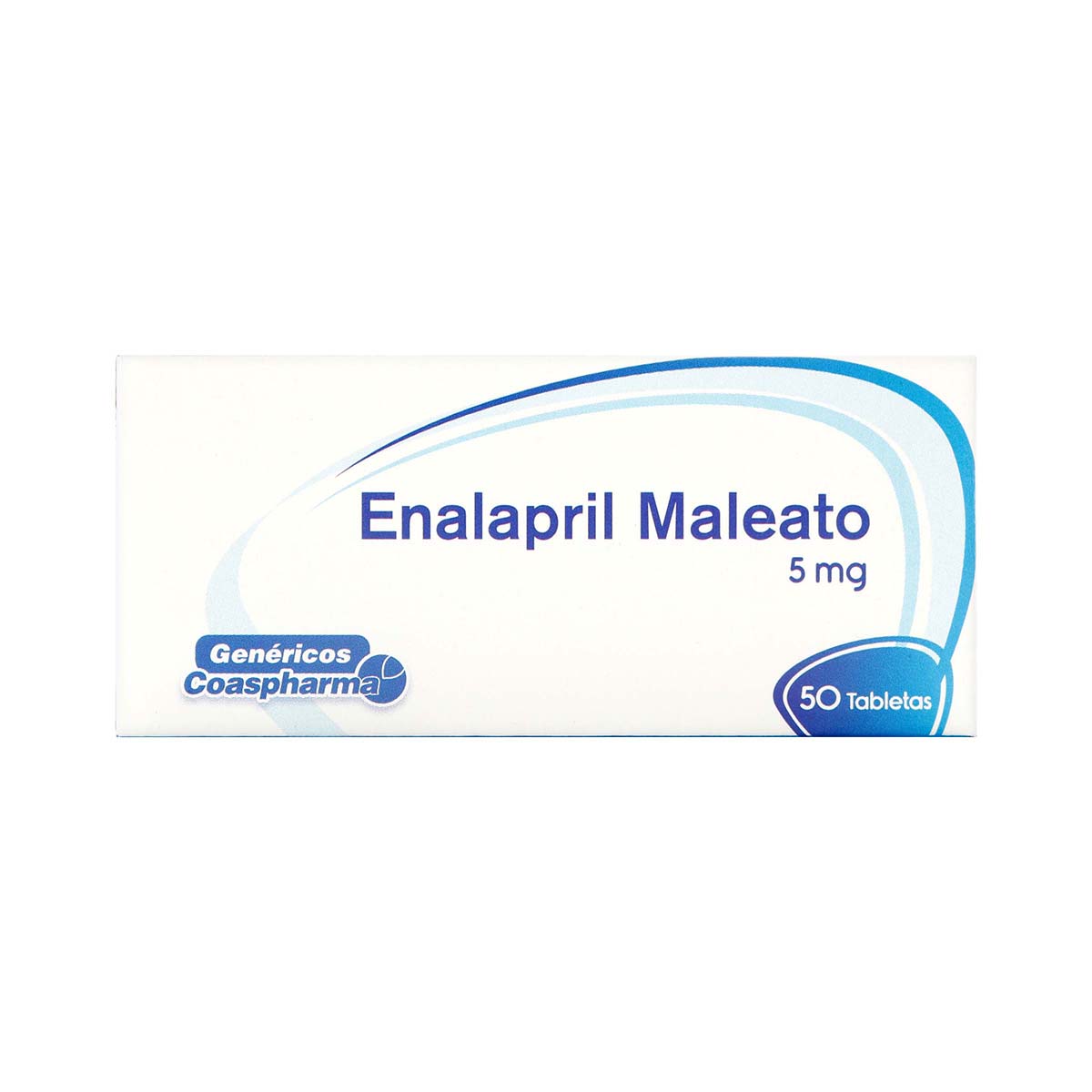 Enalapril 5 mg Coaspharma caja x 50 tabletas