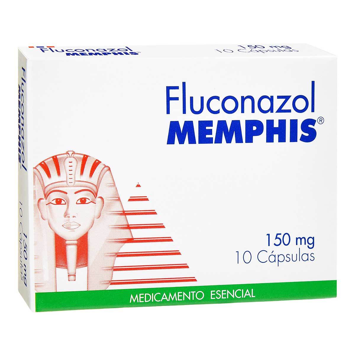 Fluconazol 150 mg Memphis caja X 10 Cápsulas
