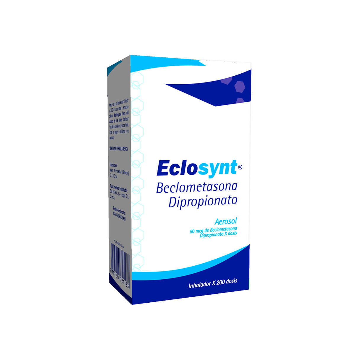Inhalador Eclosynt 50 Mcg Aerosol X 200 Dosis.