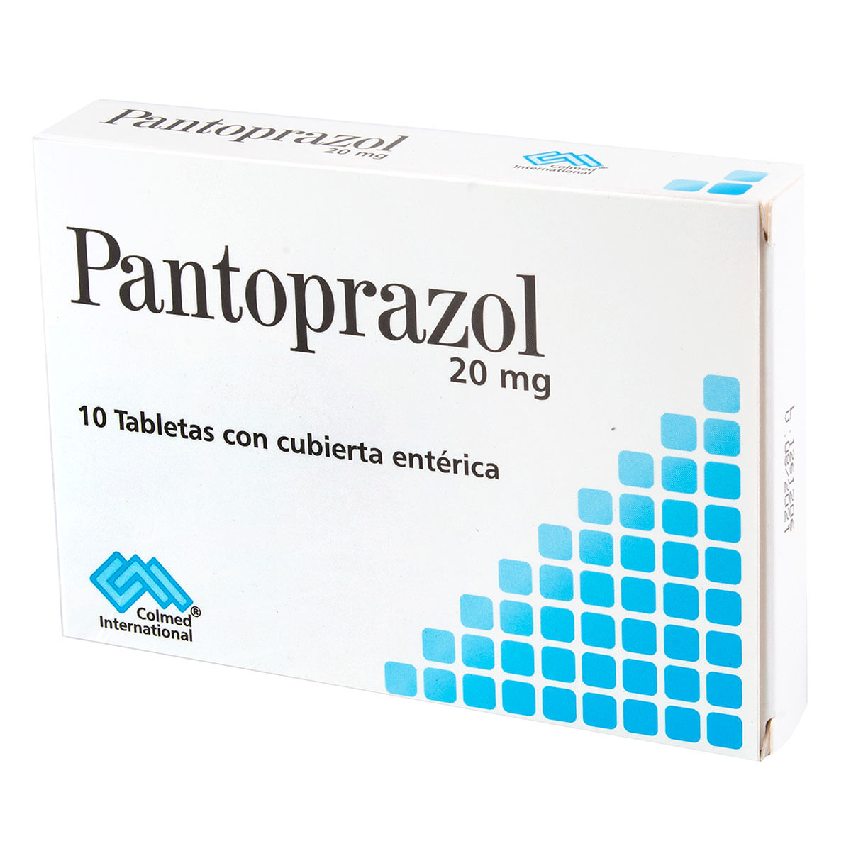 Pantoprazol 20 mg Colmed caja X 10 tabletas Cubiertas