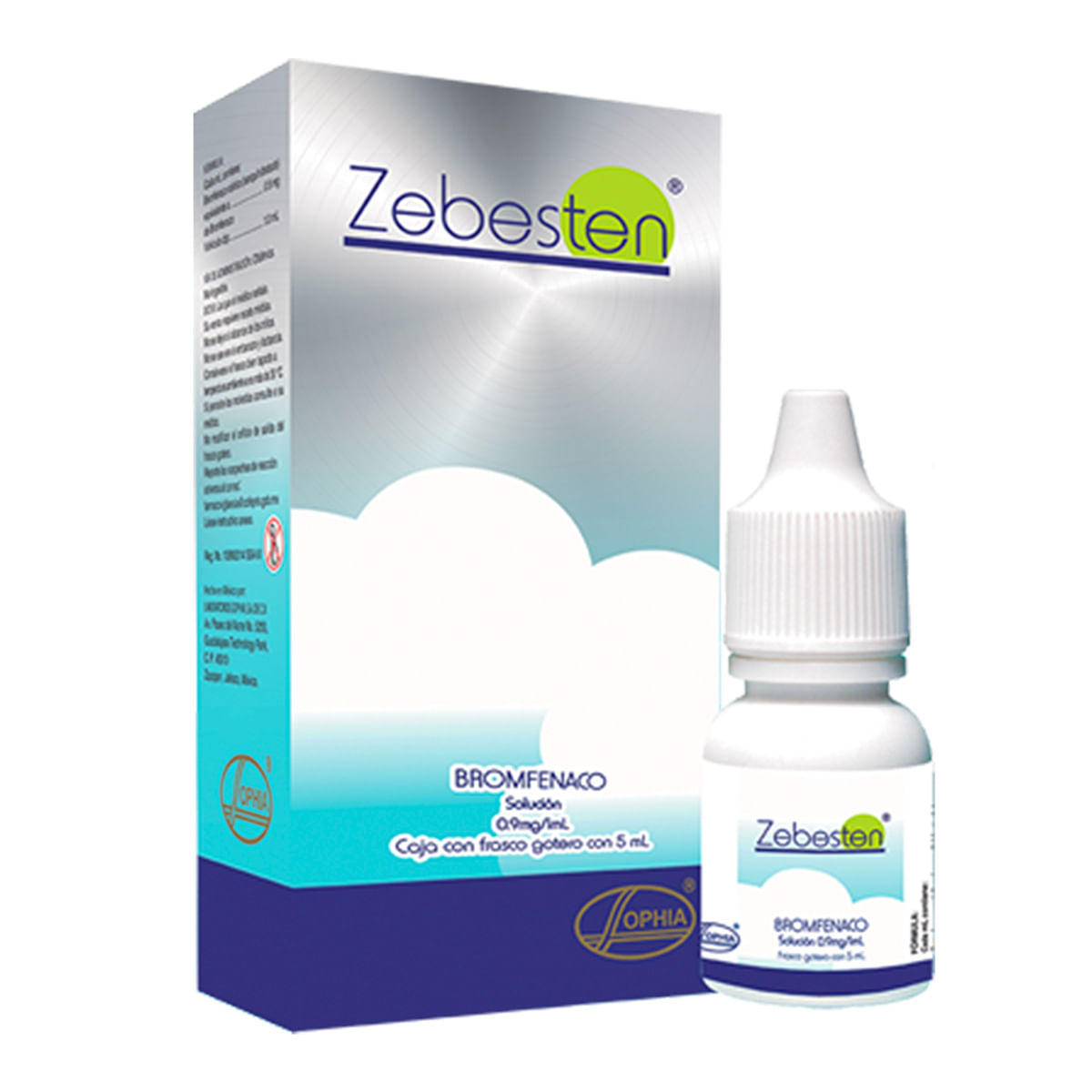 Gotas Zebesten bromfenaco Sophia Frasco X 5mL