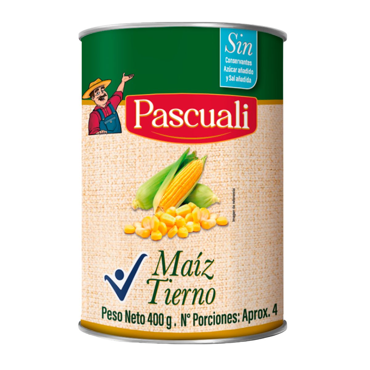 Maiz Tierno Pascuali Lata x 400g