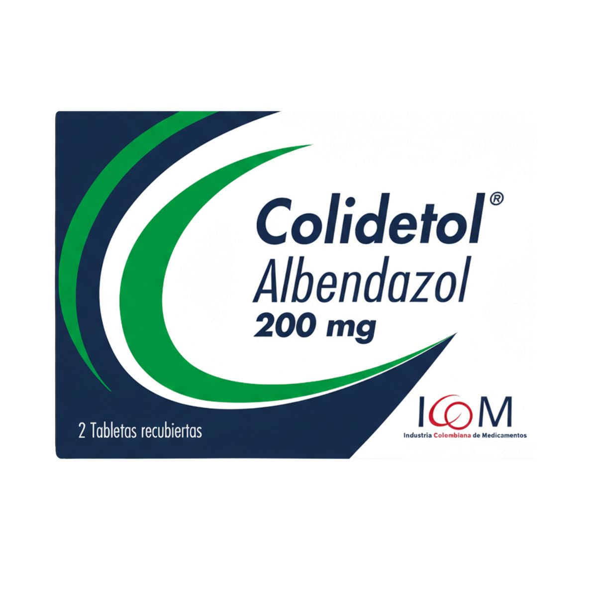 Colidetol 200 Mg Icom Caja X 2 Tabletas Recubiertas.
