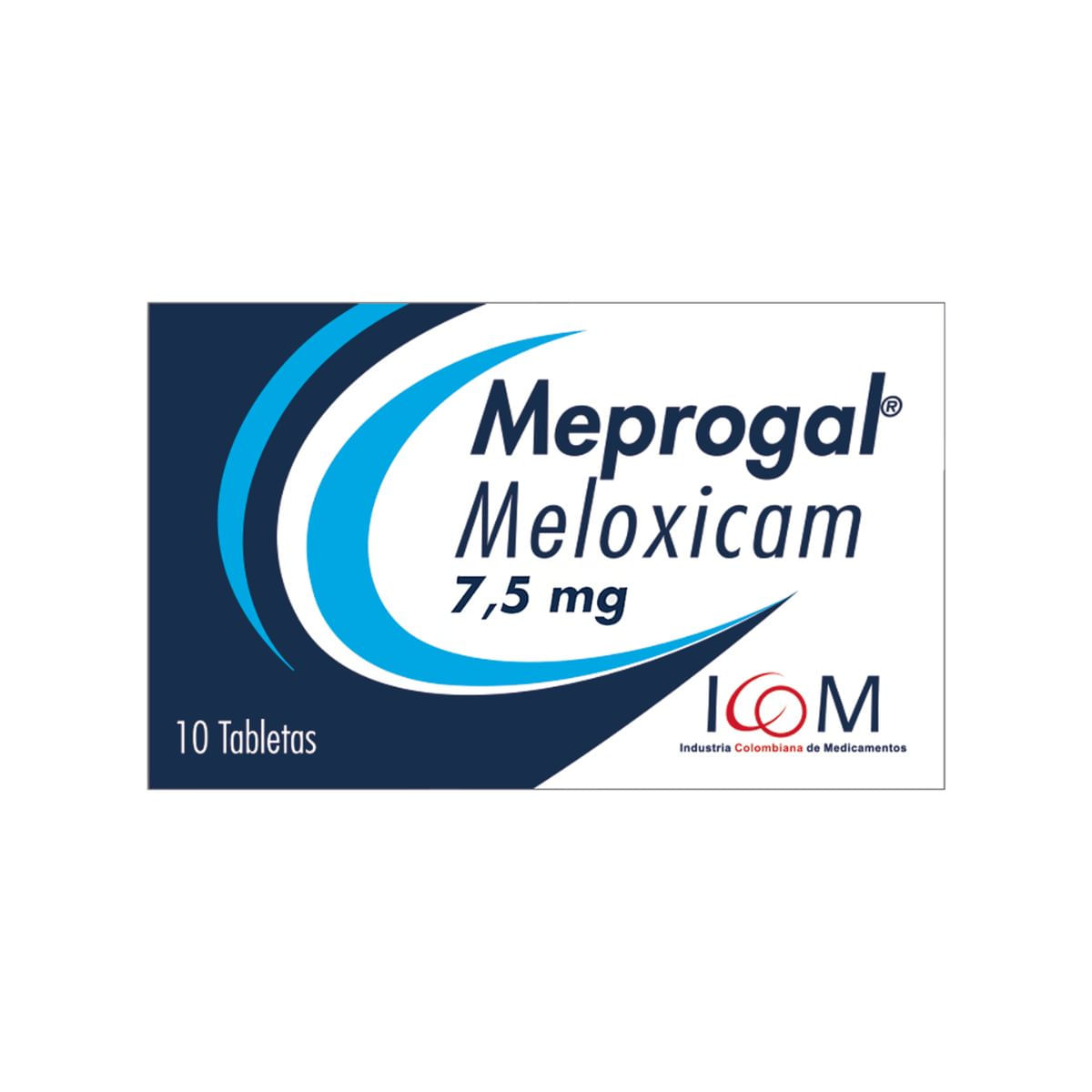 Meprogal 7.5 Mg Icom Caja X 10 Tabletas.