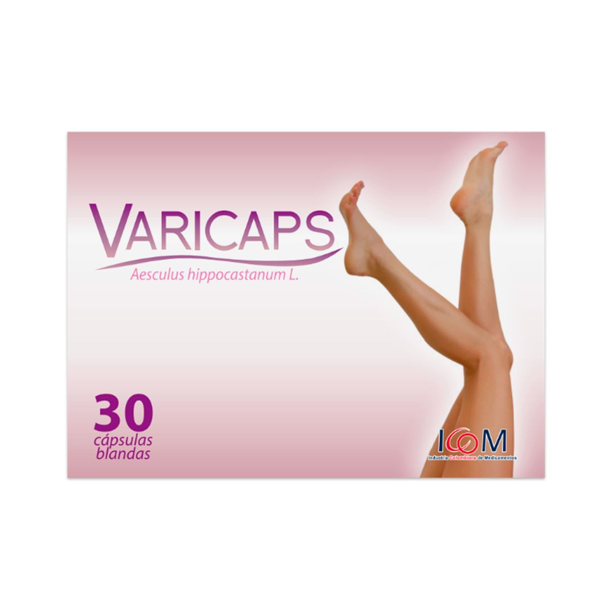 Varicaps 250 Mg Icom Caja X 30 Cápsulas Blandas.