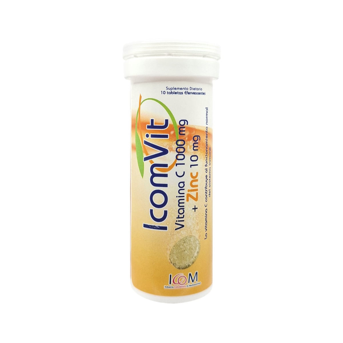 Icomvit Icom Naranja Tubo X 10 Tabletas Efervescentes.
