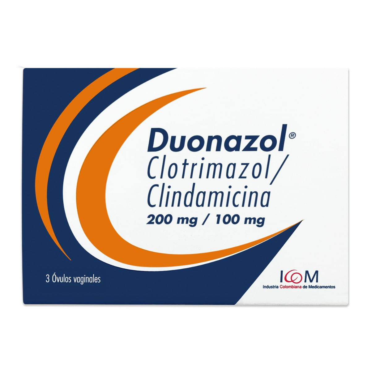 Óvulos Vaginales Duonazol 200 Mg/100 Mg Icom Caja x 3 Uds