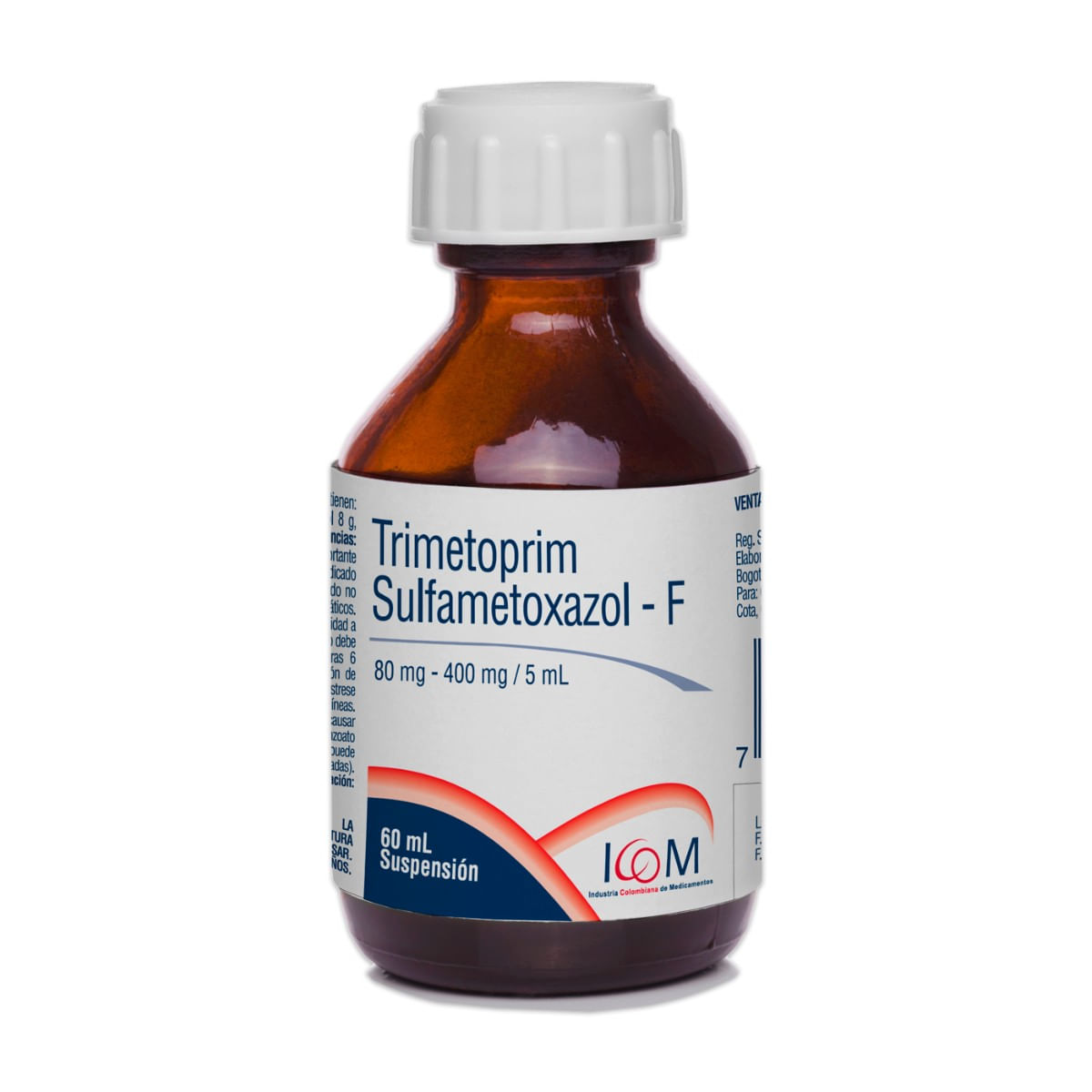 Suspensión Trimetoprim Sulfametoxazol F 80 Mg-400 Mg/5 Ml Icom Frasco X 60 Ml.
