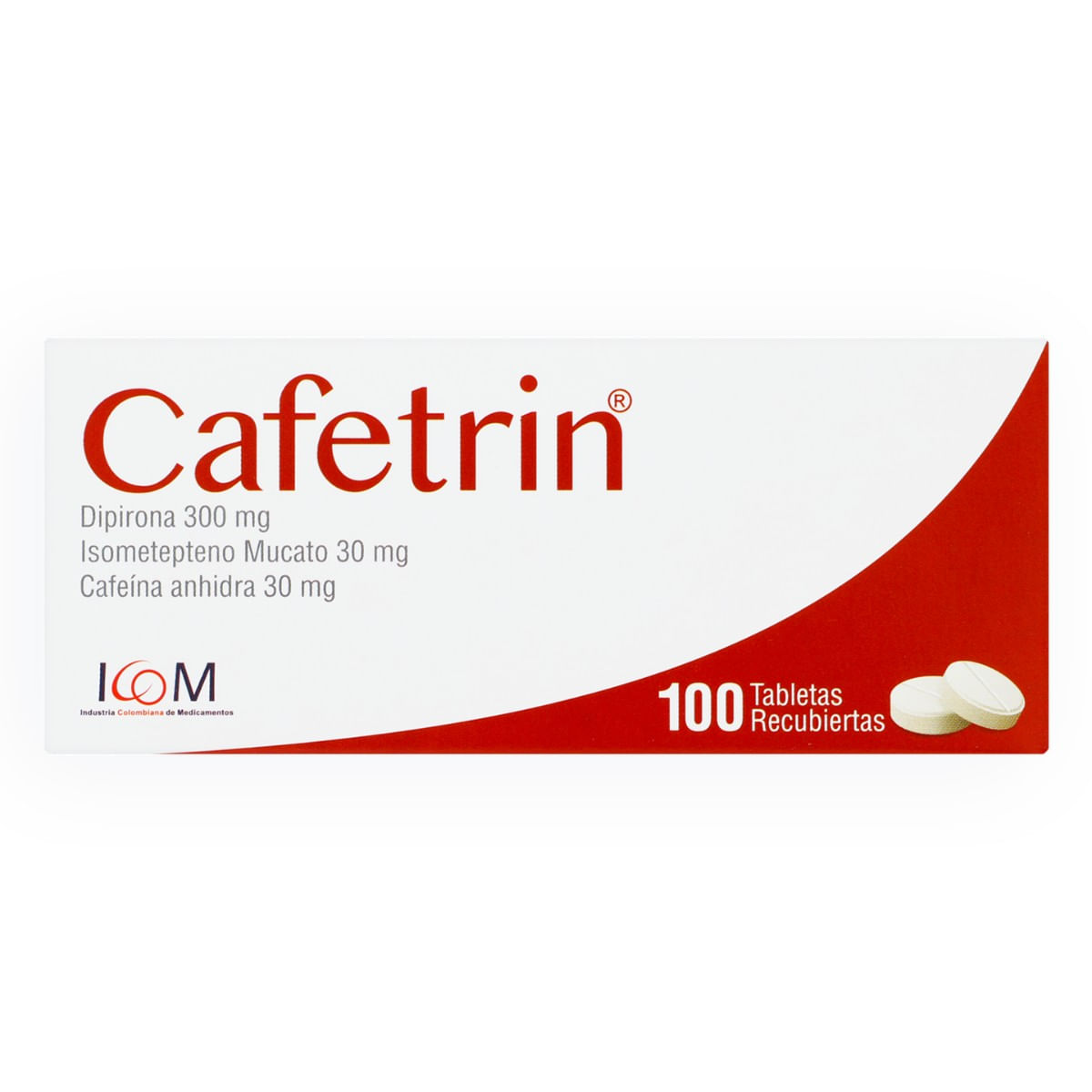 Cafetrin Caja x 100 Tabletas Recubiertas